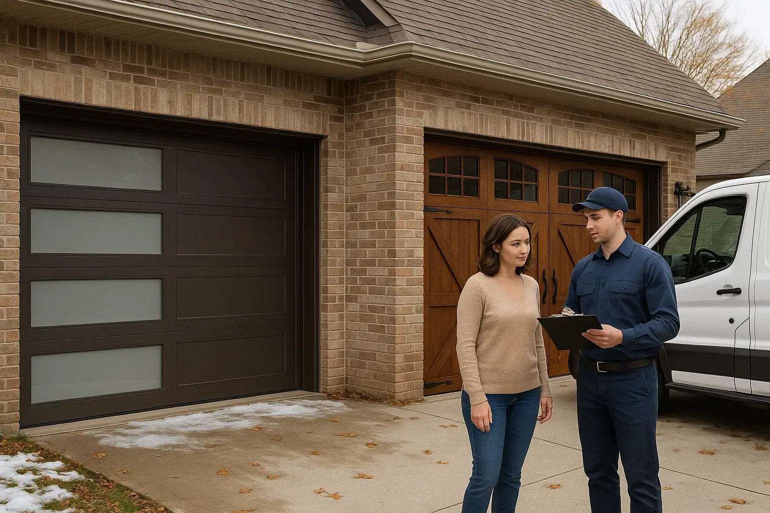 Affordable custom garage doors installed by Garage Door of Westland MI, offering premium quality at competitive prices.