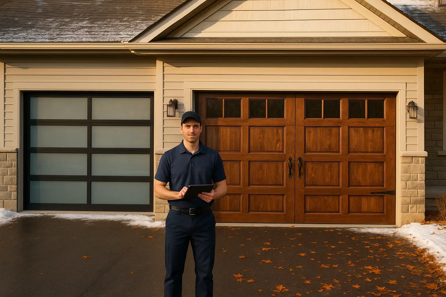 Team of professional garage door technicians in Lincoln Park MI providing expert repair, installation, and maintenance services for homes and businesses.